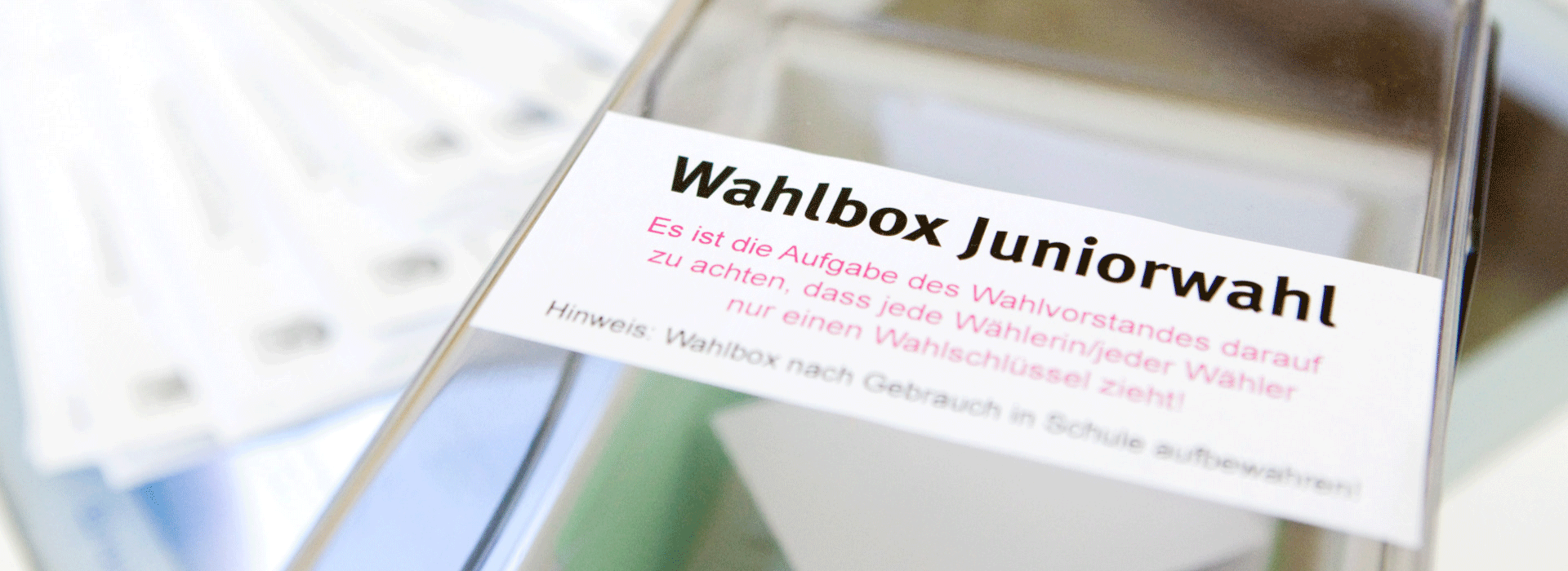 Wahlurne der Juniorwahl