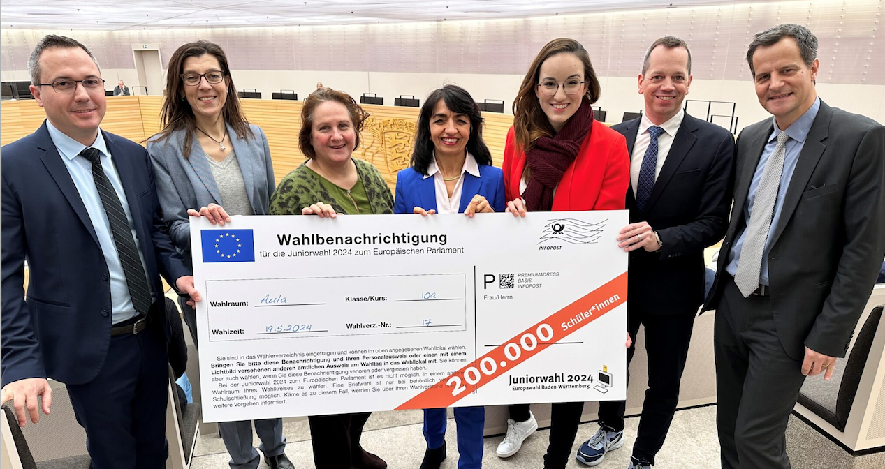 Gemeinsame Initiative der vier demokratischen Fraktionen zur Juniorwahl in Baden-Württemberg